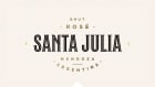 Santa Julia Brut Rose  Front Label
