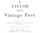 Taylor Fladgate Porto 1970  Front Label