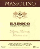 Massolino Barolo Vigna Rionda Riserva 1996  Front Label