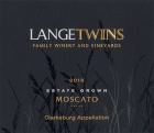LangeTwins Estate Moscato 2018  Front Label