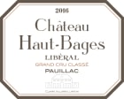Chateau Haut-Bages Liberal  2016  Front Label