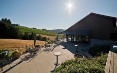 WillaKenzie Estate Scenic patio overlooking the estate Winery Image