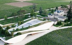 Chateau Cheval Blanc Aerial View of Cheval Blanc Winery Image