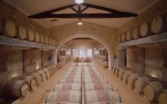 Chateau Sansonnet Barrel Room at Chateau Sansonnet Winery Image