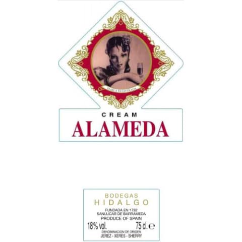 Hidalgo Alameda Cream Sherry (500ML) Front Label