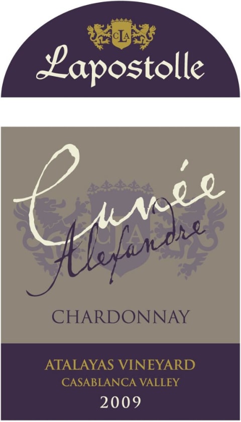 Lapostolle Cuvee Alexandre Chardonnay 2009 Front Label