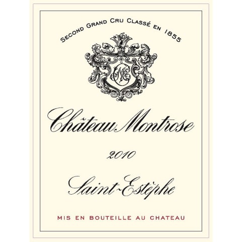 Chateau Montrose 2010 Front Label