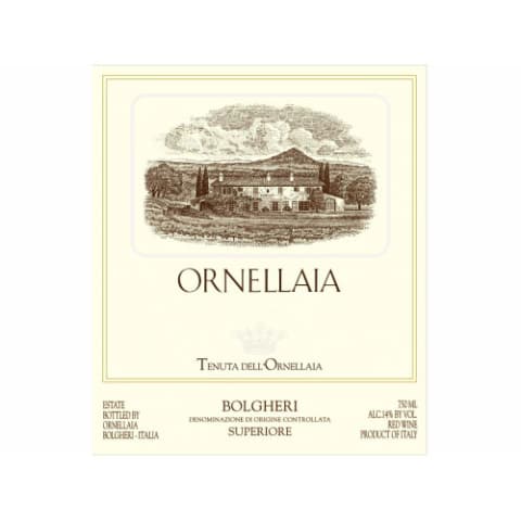 Ornellaia 2011 Front Label