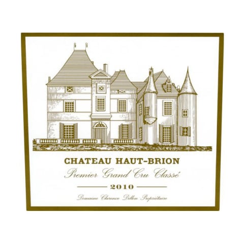 Chateau Haut-Brion (scuffed label) 2010 Front Label
