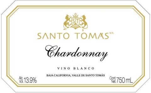 Bodegas de Santo Tomas Chardonnay 2010 Front Label