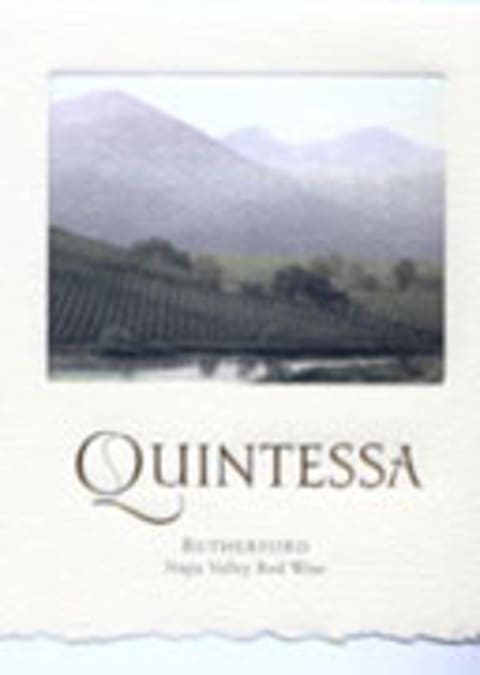 Quintessa 2003 Front Label