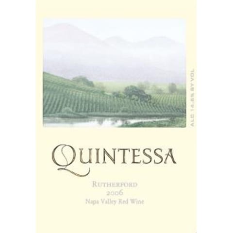 Quintessa 2006 Front Label