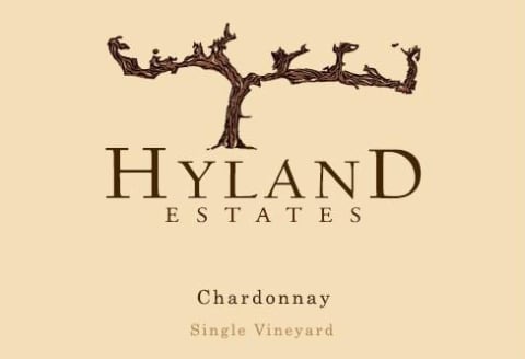 Hyland Estates Old Vine Chardonnay 2020 Front Label