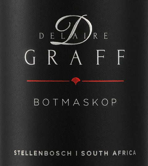 Delaire Graff Botmaskop 2018 Front Label