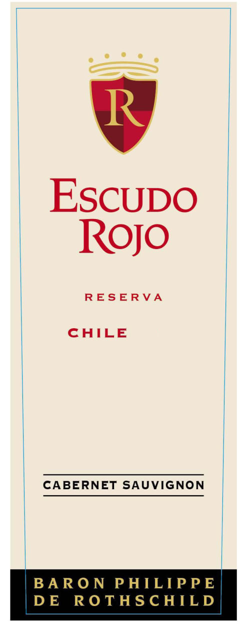 Baron Philippe de Rothschild Escudo Rojo Cabernet Sauvignon Reserva 2021 Front Label
