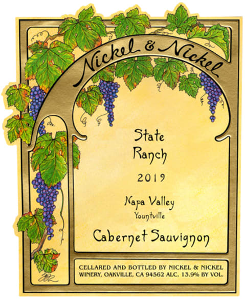 Nickel & Nickel State Ranch Cabernet Sauvignon 2019 Front Label
