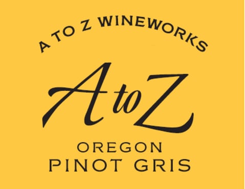 A to Z Pinot Gris 2021 Front Label