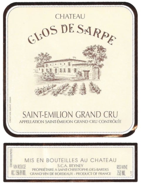 Clos de Sarpe (Futures Pre-Sale) 2020 Front Label