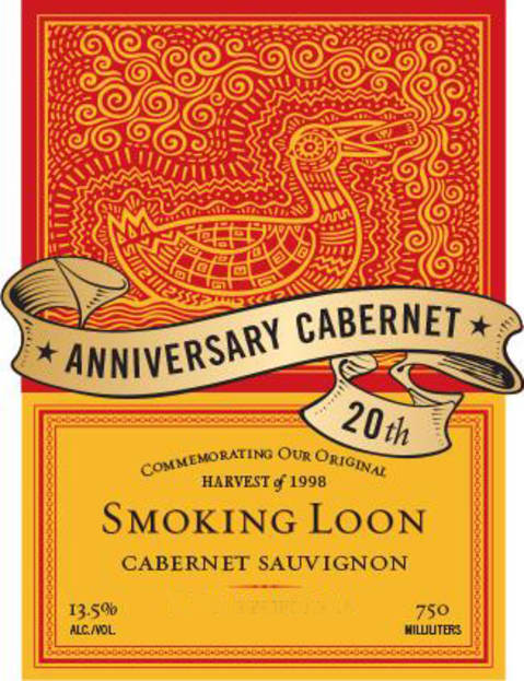 Smoking Loon Cabernet Sauvignon 2018 Front Label