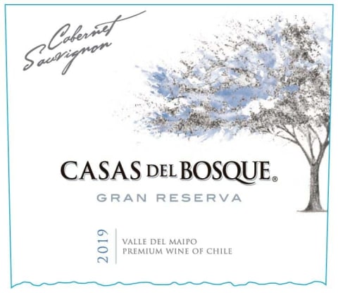 Casas del Bosque Gran Reserva Cabernet Sauvignon 2019 Front Label
