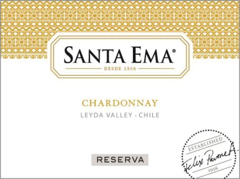 Santa Ema Reserve Chardonnay 2019 Front Label