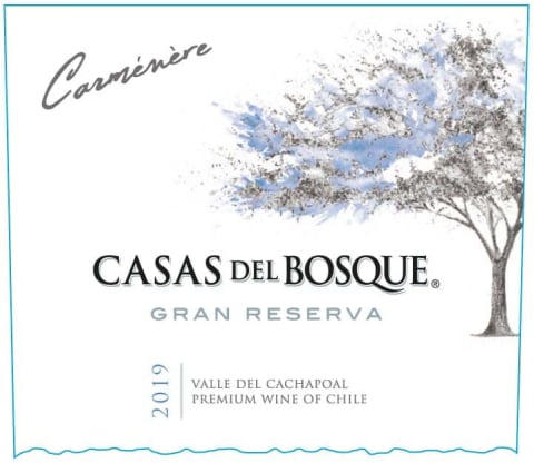 Casas del Bosque Gran Reserva Carmenere 2019 Front Label