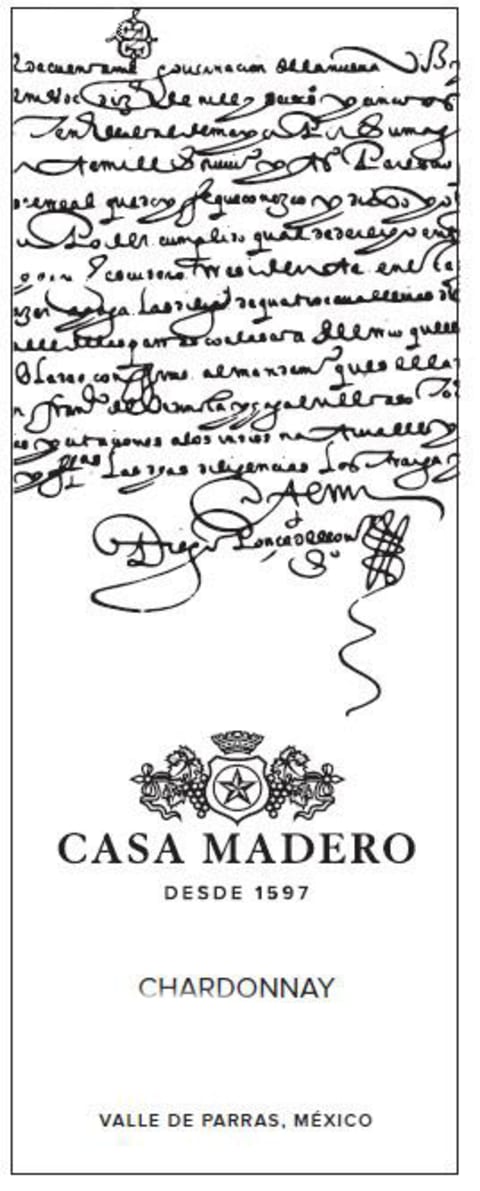 Casa Madero Chardonnay 2021 Front Label