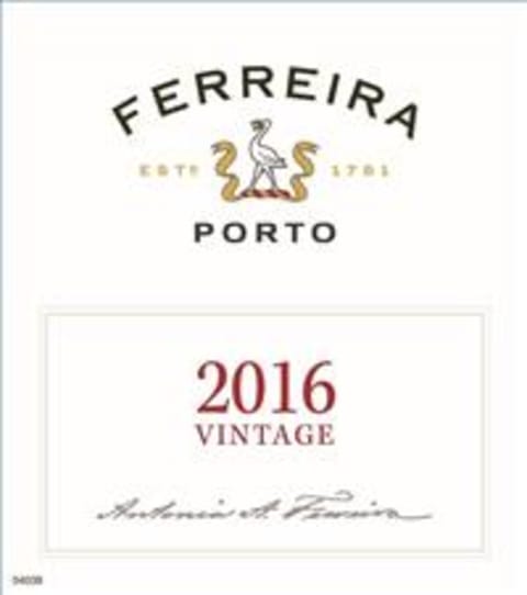 Ferreira Vintage Port 2016 Front Label