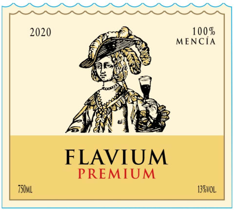 Vinos de Arganza Flavium Premium Crianza Mencia 2020 Front Label