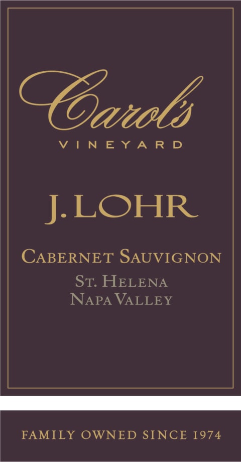 J. Lohr Carol's Vineyard Cabernet Sauvignon 2018 Front Label