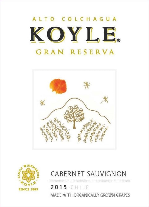Koyle Gran Reserva Cabernet Sauvignon 2015 Front Label