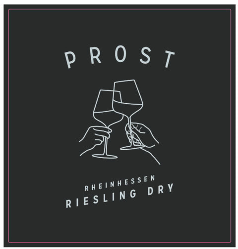 Prost Rheinhessen Dry Riesling 2020 Front Label