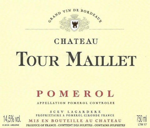 Chateau Tour Maillet (Futures Pre-Sale) 2020  Front Label