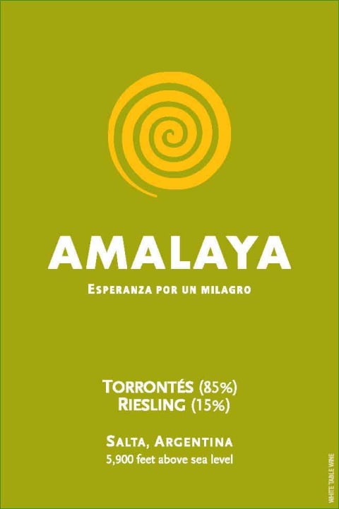 Amalaya Blanco 2020 Front Label