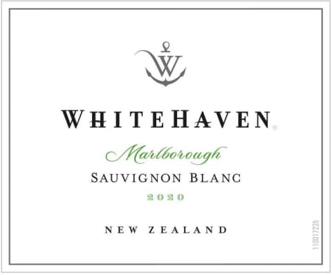 Whitehaven Sauvignon Blanc (375ML half-bottle) 2020 Front Label