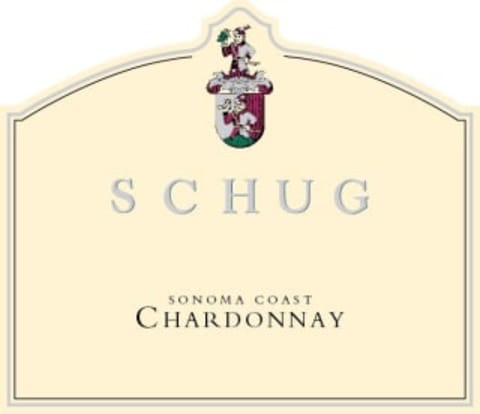 Schug Sonoma Coast Chardonnay 2020 Front Label