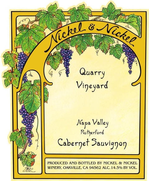 Nickel & Nickel Quarry Vineyard Cabernet Sauvignon 2019 Front Label