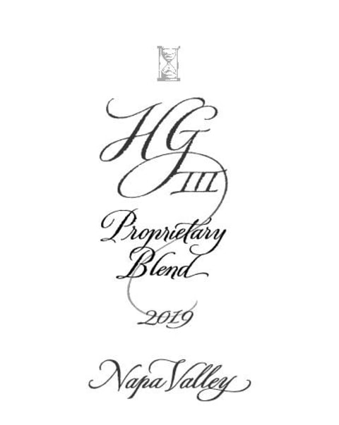Hourglass HG III Proprietary Red Blend 2019 Front Label