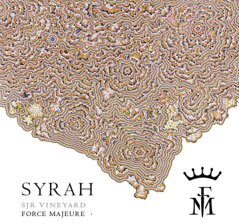 Force Majeure SJR Vineyard Syrah 2018 Front Label