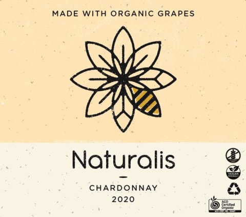 Naturalis Chardonnay 2020 Front Label