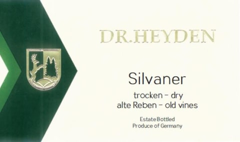 Weingut Dr Heyden Rheinhessen Silvaner Alte Reben Trocken 2020 Front Label