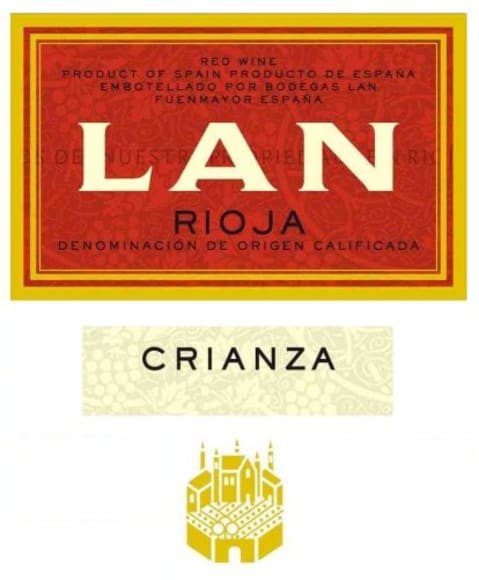 Bodegas Lan Rioja Crianza 2018 Front Label