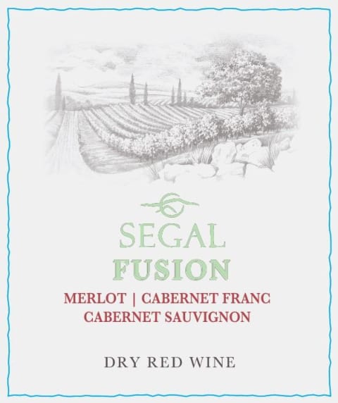Segal's Fusion Red (OK Kosher) 2019 Front Label