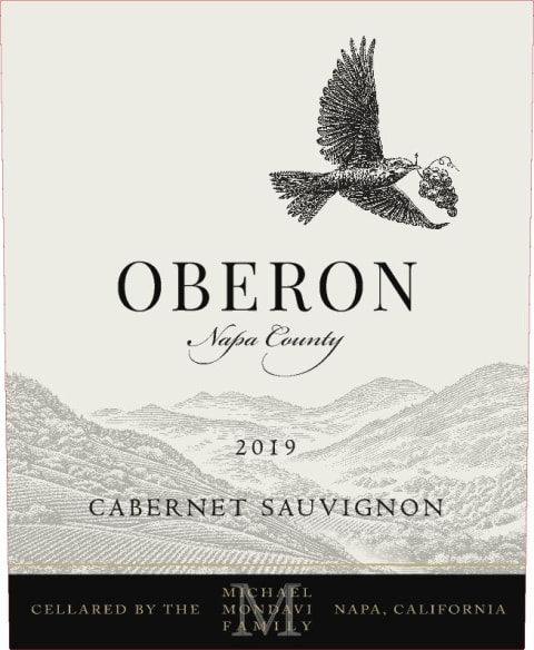 Oberon Cabernet Sauvignon 2019 Front Label