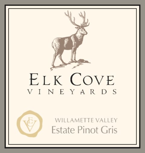 Elk Cove Pinot Gris 2019 Front Label