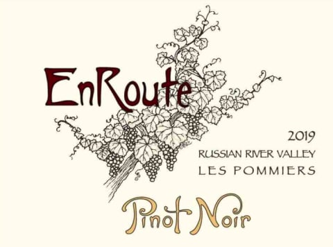 EnRoute Winery Les Pommiers Pinot Noir 2019 Front Label