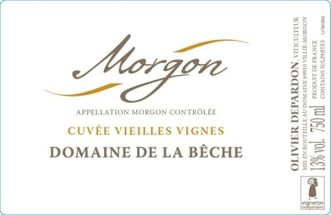 Domaine de la Beche Morgon Vieilles Vignes 2020 Front Label