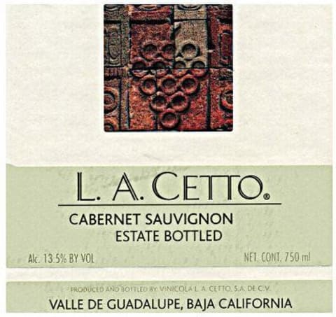 L.A. Cetto Cabernet Sauvignon 2016 Front Label