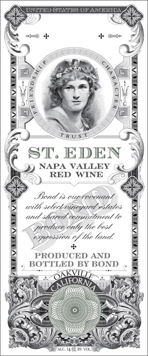 Bond St. Eden 2017 Front Label