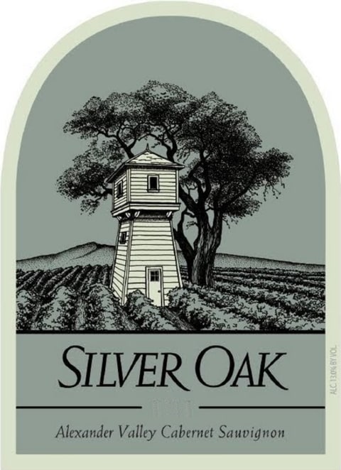 Silver Oak Alexander Valley Cabernet Sauvignon 1993 Front Label